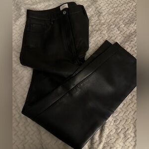 Wilfred the Melina pant, high waisted vegan leather pants